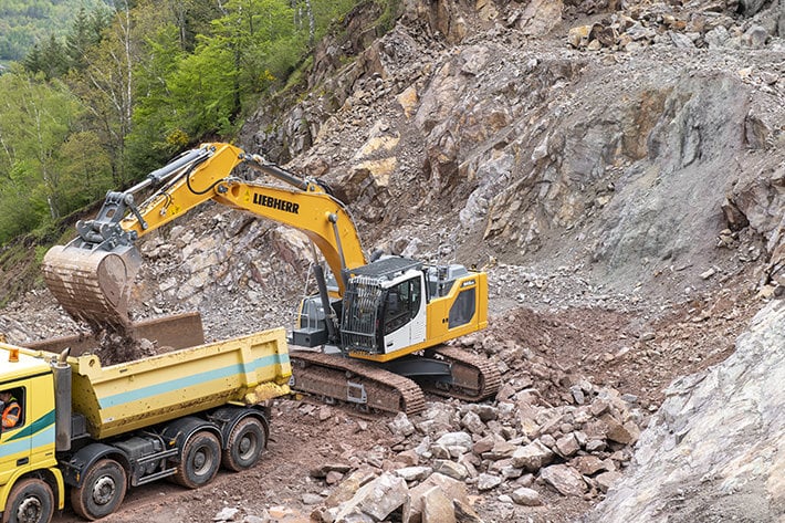 La empresa Nouvelles Carrières d’Alsace (N.C.A) vuelve a apostar por la calidad de Liebherr